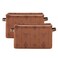 linqin Western Bull Boho Rectangle Storage Basket Collapsible Storage Bin for Nursery Books Waterproof Baskets for Closet Shelves Bedroom Decor 1 Pack