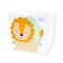 Queebi Storage Cube Organizer for Nursery Playroom Bedroom Closet Foldable Box 13x13x13 inches Childrens Toy Box Diaper Caddy Clothing Basket Book Bin Baby Essentials Gift Lion