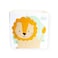 Queebi Storage Cube Organizer for Nursery Playroom Bedroom Closet Foldable Box 13x13x13 inches Childrens Toy Box Diaper Caddy Clothing Basket Book Bin Baby Essentials Gift Lion