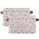 Pfrewn Christmas Winter Storage Basket Candy Cane on A White Collapsible Rectangular Storage Boxes Organizer Shelf Basket Toy Book Storage Bin for Nursery 1 Pack