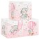 Clastyle 3 pcs Dreamy Animal Cube Storage Unit Boxes Foldable Kallax Box for Shelves Parents Storage Baskets for Book Clothes Toy Organizer Elephant 118x118x118 in