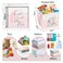 Clastyle 3 pcs Dreamy Animal Cube Storage Unit Boxes Foldable Kallax Box for Shelves Parents Storage Baskets for Book Clothes Toy Organizer Elephant 118x118x118 in