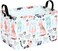 KUNRO Kid Clothes Storage Basket Gift Shelf Basket Toy Storage Bin Nursery Basket Organizer Box for With Handles for Room Deco Cat Pattern