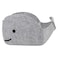 Aynaxcol Storage Basket Felt Storage Bin Whale Shaped Collapsible Convenient Box Organizer with Carry Handles for Home Bedroom Closet Babies Nursery Toys Small