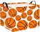 CLOCOR Rectangular Basketball Print Storage Basket EmptyGift BasketBooks BoxRoom DecorBasketball