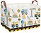 DDBASKET Kids Baskets Car Basket Boys Storage Bins Rectangular Book Basket Storage Bin Organizer Book Shelf Box Room DecorEngineering vehicle