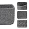 MiniArk Small Storage Baskets for Organizing Closet Organizer Bins Shelf Toy Basket Woven Rope Baskets Cube Decorative Box Shallow Basket 115x75x47 4 Packs Dark Gray