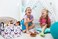 DDBASKET Rectangular Butterfly Baskets Girls Basket Kids Storage Bins Girls Storage Bin Organizer Box Room Decor for HomePurple Butterfly