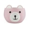 PandaEar Cotton Rope Baby Basket Baby Gift Basket Nursery Laundry Organizer with Cute Bear Design for Storage Infant Newborn Essentials Diaper Caddy with Handle Pink