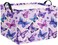 HIYAGON Rectangular Butterfly Basket Baby Storage Basket Storage Bin Organizer Box Room DecorPurple Butterfly