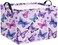 HIYAGON Rectangular Butterfly Basket Baby Storage Basket Storage Bin Organizer Box Room DecorPurple Butterfly