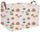 DDBASKET Kids Basket Mushroom Baskets Boys and Girls Basket Rectangular Cute Storage Bin for Room DecorMushroom