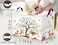 BOOHIT Large Woodland Baby Toy Basket Collapsible Kids Storage Bin Cute Shower Gift Box Forest Nursery Decor Animals