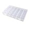 KLOUD City Clear Plastic Jewelry Box Organizer Storage Container with Adjustable Dividers 36 Grids