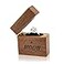 MUUJEE Slim Engagement Proposal Ring Box Engraved Wooden Ring Bearer Box for Wedding Ceremony Photo Shoot Props Secret Slim Hidden Box To The Moon Back