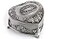 Biddy Murphy Irish Gifts Irish Jewelry Box HeartShaped May the Road Rise Medallion Pewter Made in Ireland