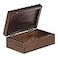 EXISTING Classic Wooden Walnut Wooden Keepsake Box with Hinged Lid Small Size 673 x 437 x 264 Inch Secure Magnetic Closure Perfect for Jewelry Valuables Gift Giving