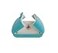 Svea Display Aqua Packaging Case Premium Velvet Jewelry Gift Box Double Layer Function Necklace Earring Combo Jewelry not included