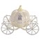 LASODY Hand Painted Enameled Cinderella Pumpkin Carriage Decorative Hinged Jewelry Trinket Box Unique Gift for FamilyJewelry Chests
