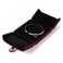 MDLUU Velvet Bracelet Box Double Open Jewelry Gift Box Bangle Holder Case for Birthday Wedding Valentines Day Anniversary Dark Red