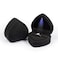 JYCMMFC Wedding Ring Box Heart Shaped LED Light Engagement Ring Boxes Jewelry Gift Box for Proposal Wedding Valentines Day Anniversary Christmas Mothers Thanksgiving Gift Black