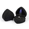 JYCMMFC Wedding Ring Box Heart Shaped LED Light Engagement Ring Boxes Jewelry Gift Box for Proposal Wedding Valentines Day Anniversary Christmas Mothers Thanksgiving Gift Black