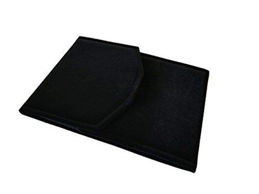 Necklace/Pendent Boxes NECKLACE PRESENTATION FOLDER JEWELRY ORGANIZER CASE DISPLAY STORAGE GIFT BOX Burgundy Suede Fabric
