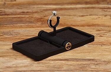 Ring Stash 20 Slim Engagement Ring Box with Rotating Holder