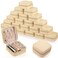 Canlierr Small Travel Jewelry PU Leather Boxes Bulk Bridesmaid Proposal Gift Boxes Portable Jewelry Case Organizer for WomenGold24 Pcs