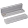 LETURE 2 Pieces Long Velvet Chain Necklace Gift Box Set Bracelet Storage Case Jewellry Display Box for Wedding EngagementProposal Birthday and Anniversary Grey2pcs