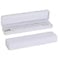 LETURE 2 Pieces Long Velvet Chain Necklace Gift Box Set Bracelet Storage Case Jewellry Display Box for Wedding EngagementProposal Birthday and Anniversary White2PCS
