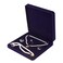 LETURE Velvet Jewelry Set Box Velvet Gift Box for Bracelet Necklace Earring Ring Blue