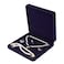 LETURE Velvet Jewelry Set Box Velvet Gift Box for Bracelet Necklace Earring Ring Blue