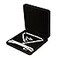 LETURE Velvet Jewelry Set Box Velvet Gift Box for Bracelet Necklace Earring Ring Black
