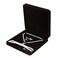 LETURE Velvet Jewelry Set Box Velvet Gift Box for Bracelet Necklace Earring Ring Black