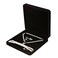 LETURE Velvet Jewelry Set Box Velvet Gift Box for Bracelet Necklace Earring Ring Black