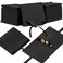 Lothee 40 Pcs Microfiber Jewelry Pouch 8x8 cm Jewelry Packaging Luxury Small Gift Bags Bow Tie Microfiber Bag for Bracelet Necklace PackagingEnvelope Style with String and DividerBlack