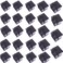 Glitterymall SKEMIX 24PCS Cardboard Jewelry Bangle Gift Boxes Ring Earrings Pendant Box Holder Black or White Insert