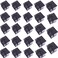 Glitterymall SKEMIX 24PCS Cardboard Jewelry Bangle Gift Boxes Ring Earrings Pendant Box Holder Black or White Insert