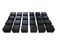 Marimor Jewelry Black Ring Gift Box With Foam and Velvet Insert Wholesale Pack Of 24