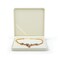 Oirlv Velvet Big Necklace Gift Box Pearl Necklace White Jewelry Box