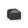 ALLURE BOXDISPLAY COMPANY Allure Luxury Ring Box With LED Light Square Shaped Elegant Diamond Ring Case For Unique Proposal Engagement Or Wedding Small Black Velvet Interior Jewelry Display Gift Bo