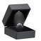 ALLURE BOXDISPLAY COMPANY Allure Luxury Ring Box With LED Light Square Shaped Elegant Diamond Ring Case For Unique Proposal Engagement Or Wedding Small Black Velvet Interior Jewelry Display Gift Bo