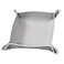 Banugo Leather Jewelry Valet Tray Small Catchall Tray Key Tray for Entryway Table Nightstand Suitable for Travel Storage Home or Office Light GreyS