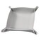 Banugo Leather Jewelry Valet Tray Small Catchall Tray Key Tray for Entryway Table Nightstand Suitable for Travel Storage Home or Office Light GreyS