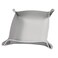 Banugo Leather Jewelry Valet Tray Small Catchall Tray Key Tray for Entryway Table Nightstand Suitable for Travel Storage Home or Office Light GreyS