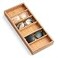 Lunavita 6Slot Sunglasses Organizer Tray Sunglasses Storage Case Eyeglass Display Eyewear Display BoxJewelery Display Organizer Tray Natural Bamboo