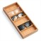 Lunavita 6Slot Sunglasses Organizer Tray Sunglasses Storage Case Eyeglass Display Eyewear Display BoxJewelery Display Organizer Tray Natural Bamboo