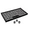 Ikee Design Black Foam Gem Jars Showcase Stackable Display Tray for Collectibles Home Organization Storage Box with 50 Gemstones and Bead Storage Jars