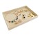 Svea Display Large Beige Premium Quality Velvet Jewelry Display Box Tray Stackable Practical Trade Show Home Store Open Tray